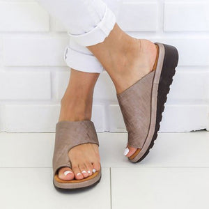 Women PU Leather Shoes Comfy Sandal